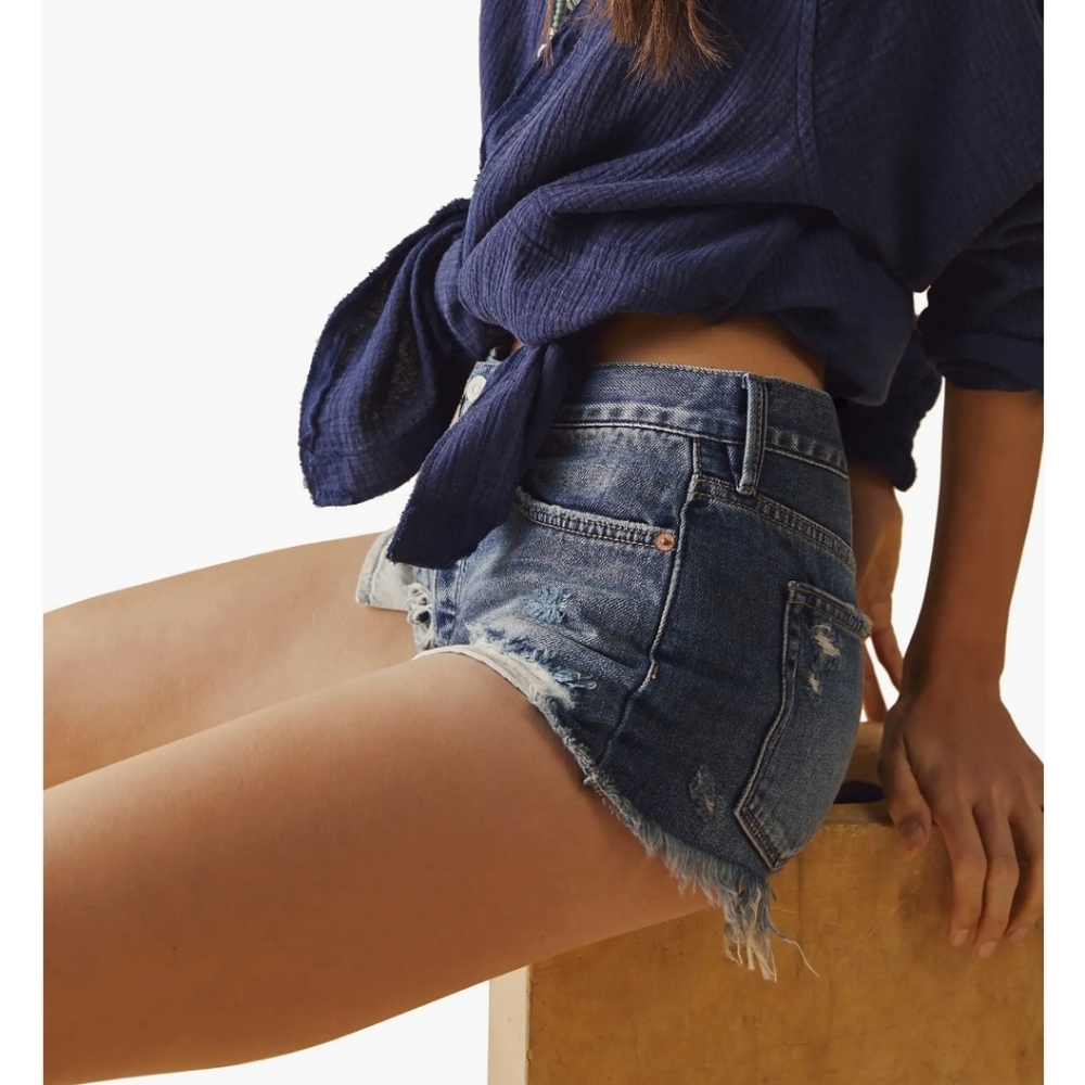 Free People Denim Shorts